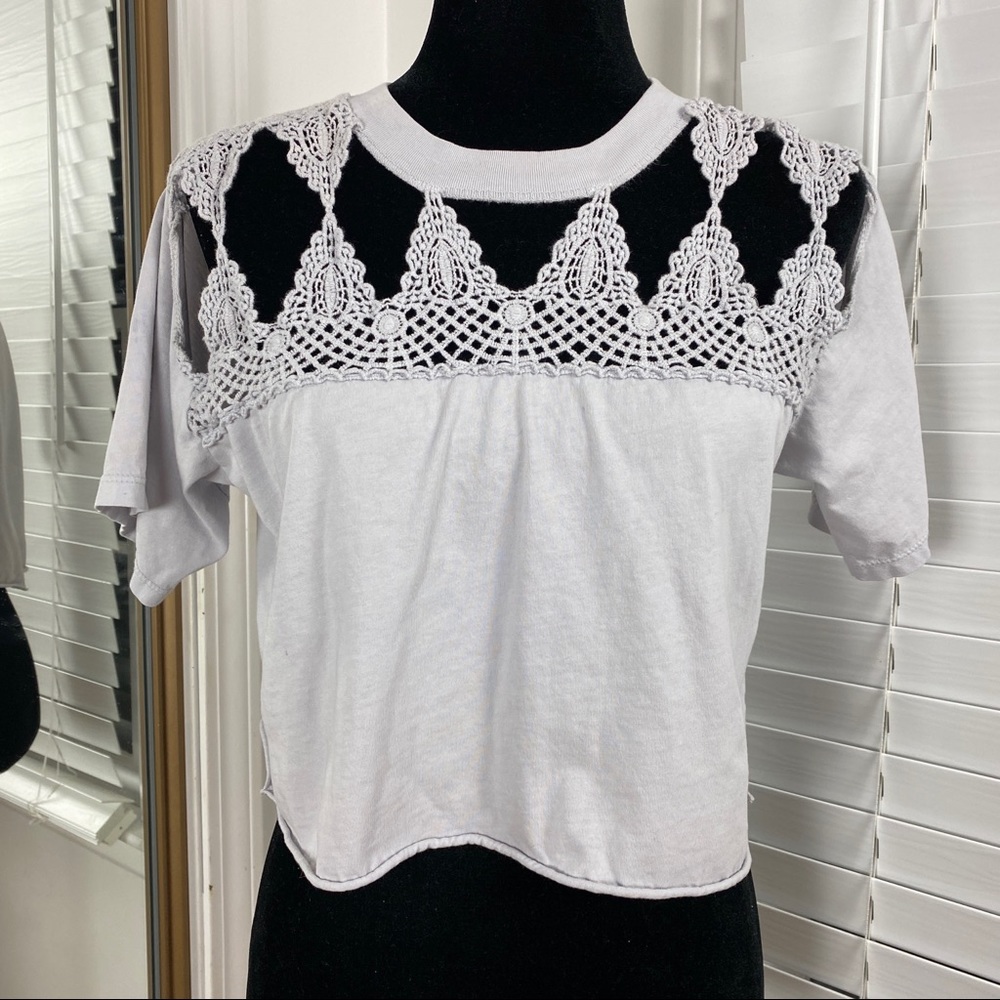 Lilac Crop Top - Don’t Ask Why - Made in Italy